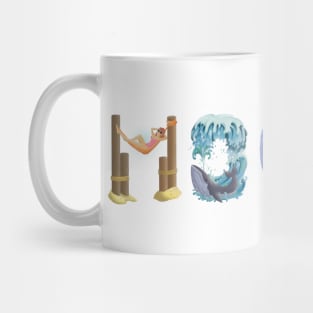 Moody Personalized Beach Art Mug